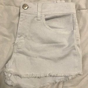 O2 Denim. Brand new w/o tags. White denim shorts